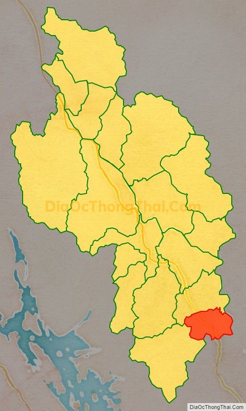 Bản đồ vị trí và địa giới hành chính Xã Đức Ninh, huyện Hàm Yên