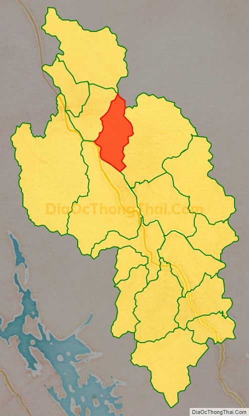 Bản đồ vị trí và địa giới hành chính Xã Minh Dân, huyện Hàm Yên
