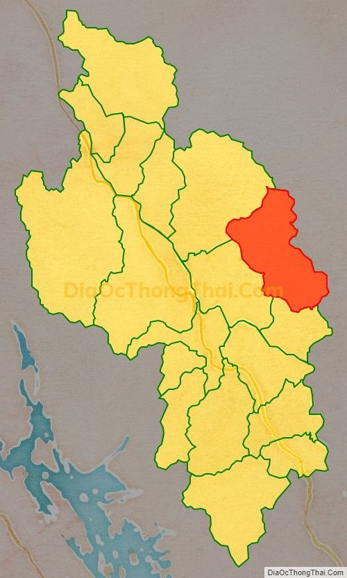 Bản đồ vị trí và địa giới hành chính Xã Minh Hương, huyện Hàm Yên