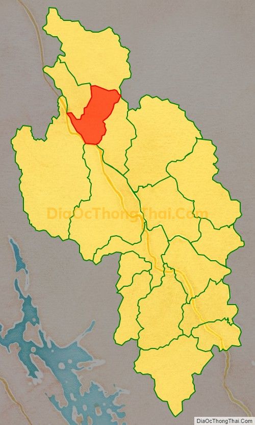 Bản đồ vị trí và địa giới hành chính Xã Minh Khương, huyện Hàm Yên