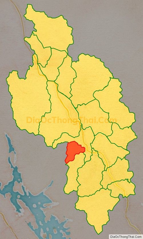 Bản đồ vị trí và địa giới hành chính Xã Nhân Mục, huyện Hàm Yên