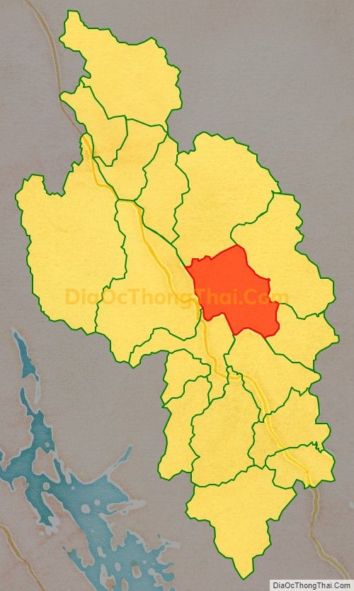 Bản đồ vị trí và địa giới hành chính Xã Tân Thành, huyện Hàm Yên