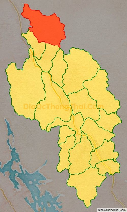 Bản đồ vị trí và địa giới hành chính Xã Yên Thuận, huyện Hàm Yên