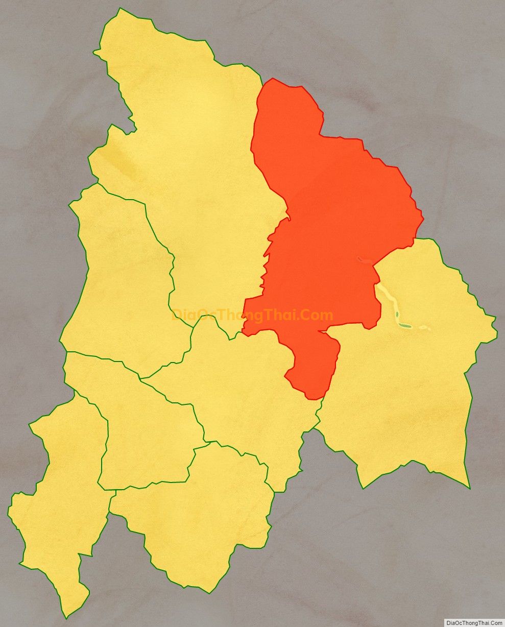 Bản đồ vị trí và địa giới hành chính Xã Khuôn Hà, huyện Lâm Bình