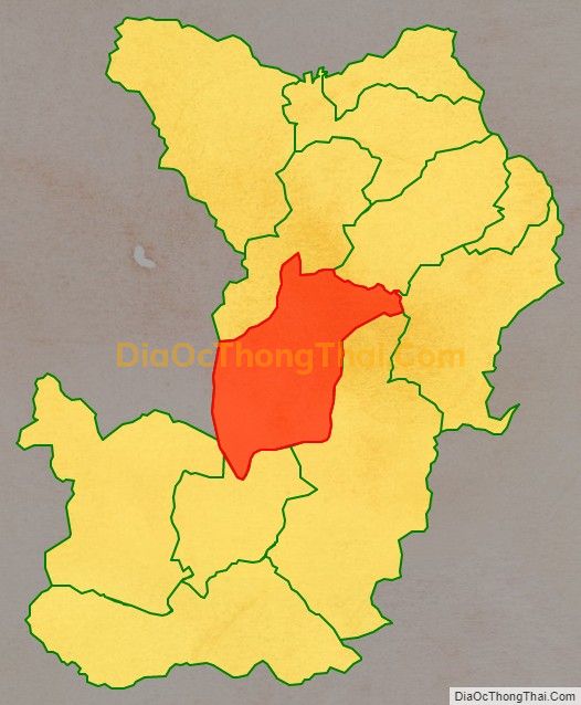 Bản đồ vị trí và địa giới hành chính Xã Khâu Tinh, huyện Na Hang