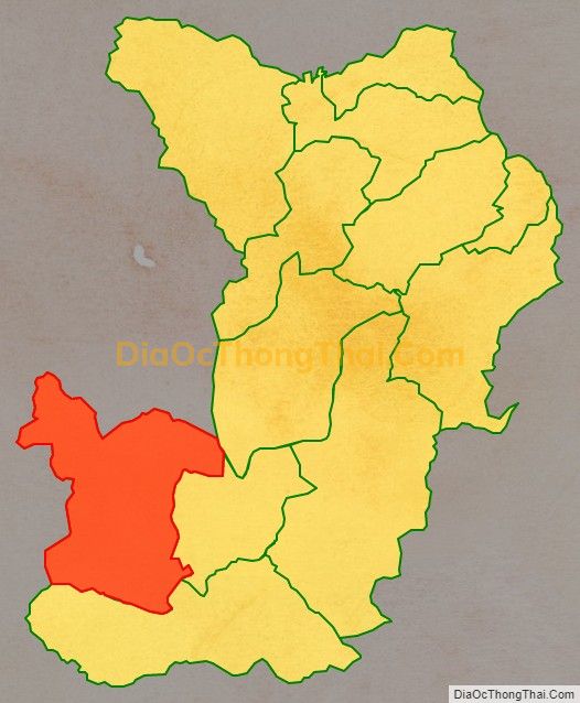 Bản đồ vị trí và địa giới hành chính Xã Năng Khả, huyện Na Hang