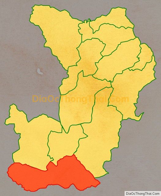 Bản đồ vị trí và địa giới hành chính Xã Thanh Tương, huyện Na Hang