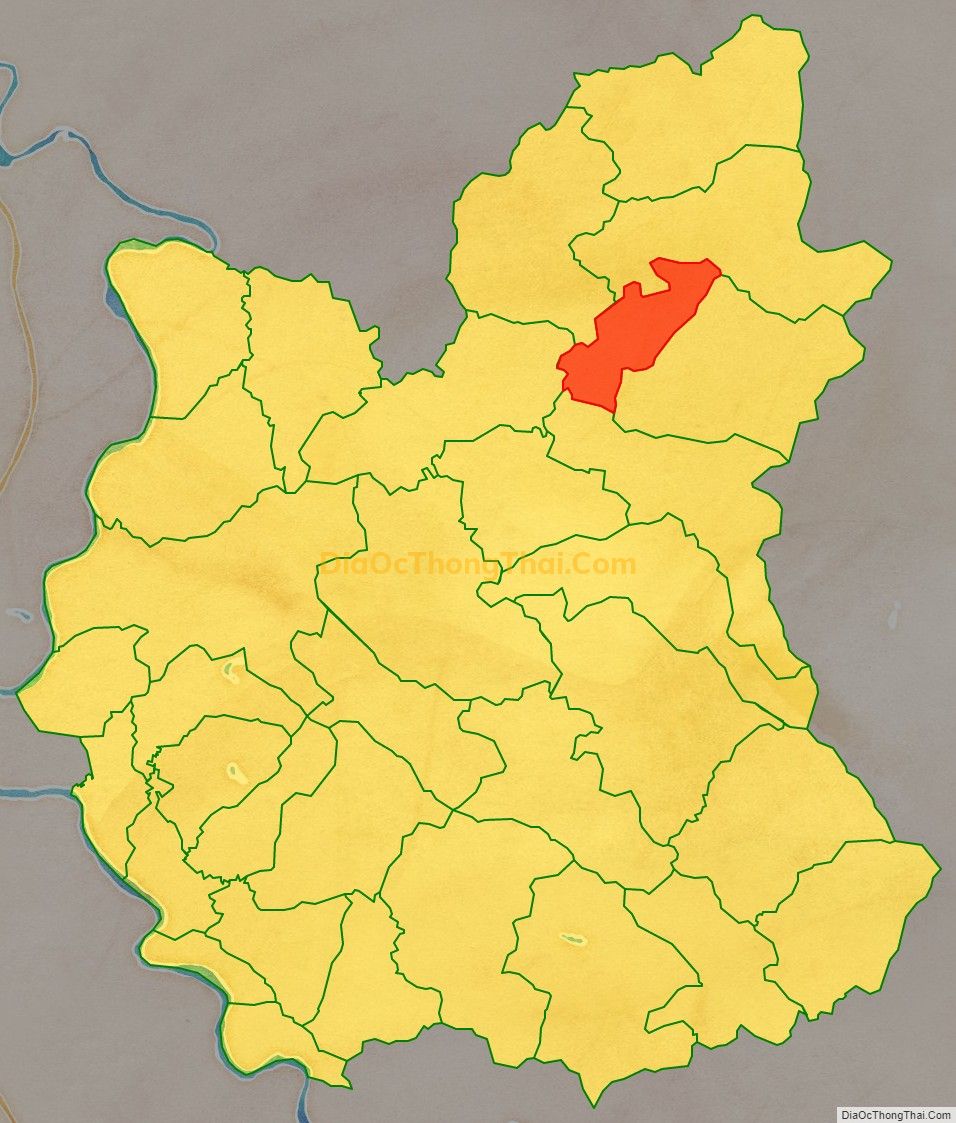 Bản đồ vị trí và địa giới hành chính Xã Bình Yên, huyện Sơn Dương
