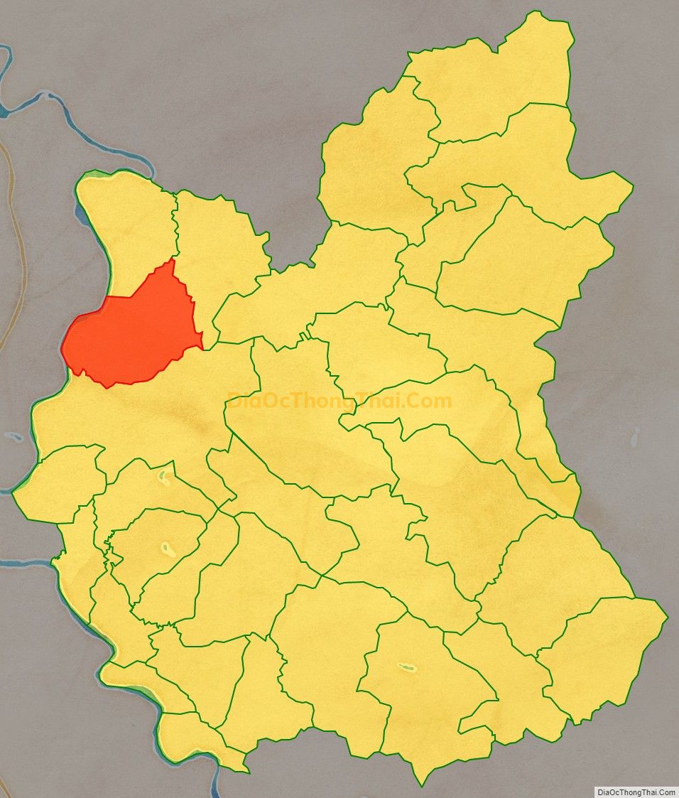 Bản đồ vị trí và địa giới hành chính Xã Cấp Tiến, huyện Sơn Dương