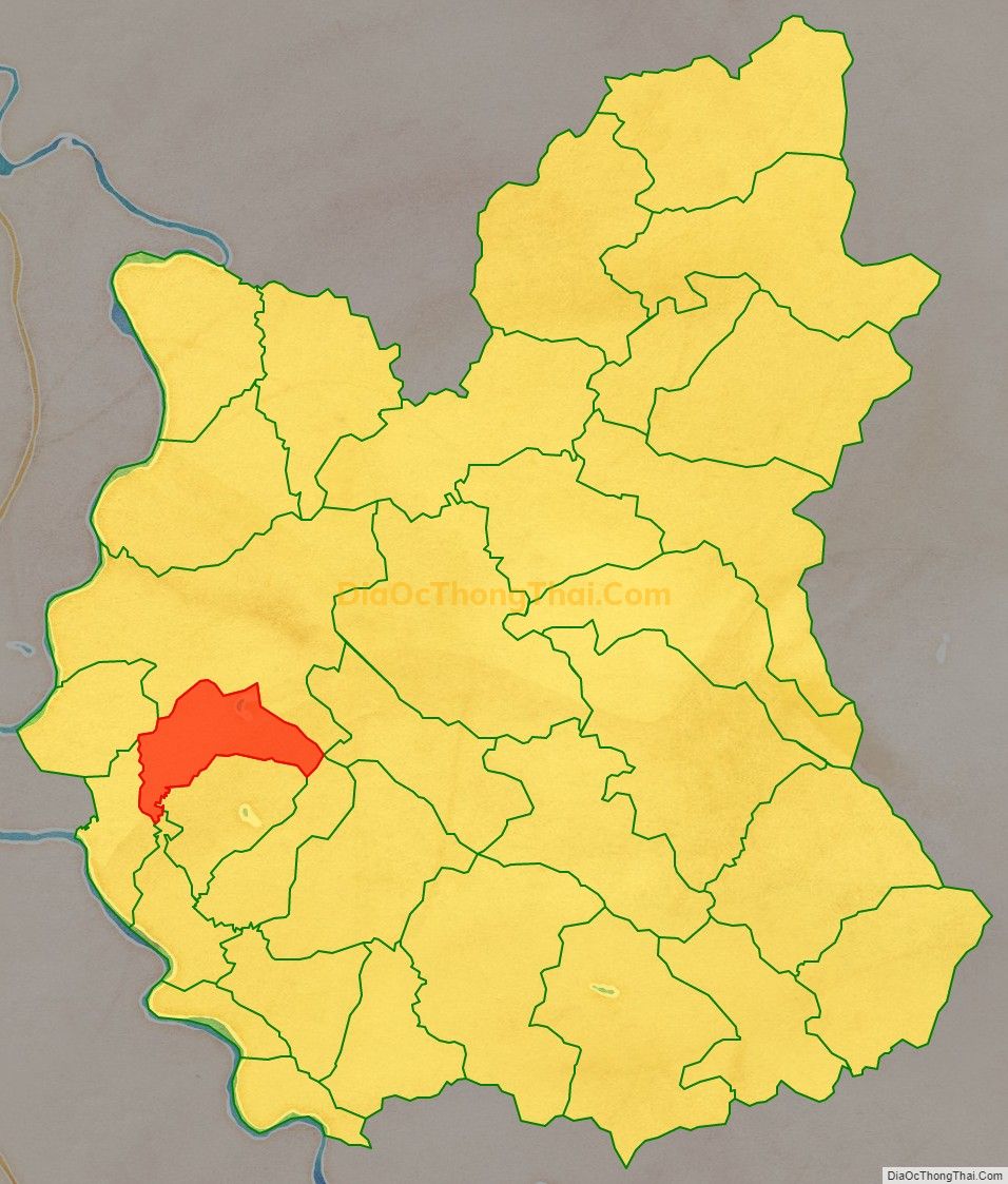 Bản đồ vị trí và địa giới hành chính Xã Đồng Quý, huyện Sơn Dương