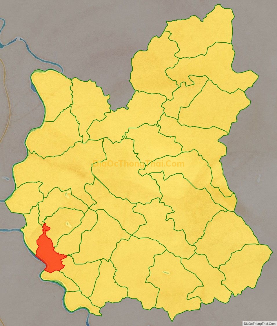 Bản đồ vị trí và địa giới hành chính Xã Hồng Lạc, huyện Sơn Dương