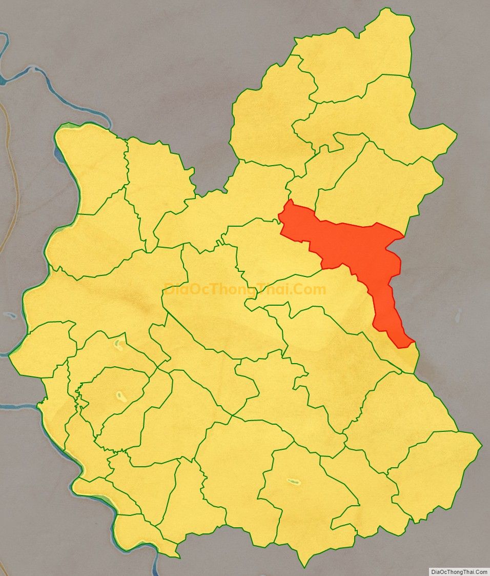 Bản đồ vị trí và địa giới hành chính Xã Hợp Thành, huyện Sơn Dương