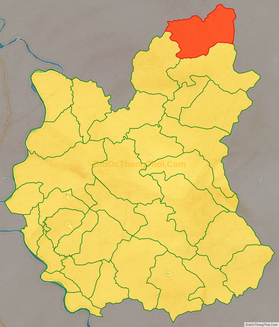 Bản đồ vị trí và địa giới hành chính Xã Trung Yên, huyện Sơn Dương