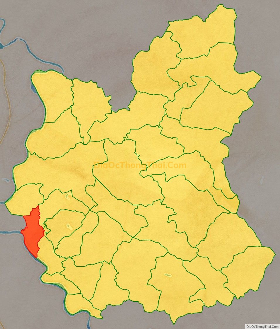 Bản đồ vị trí và địa giới hành chính Xã Vân Sơn, huyện Sơn Dương