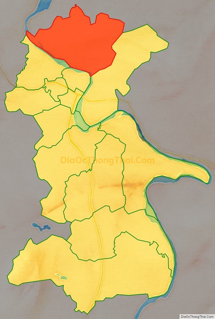 Bản đồ vị trí và địa giới hành chính Xã Tràng Đà, thành phố Tuyên Quang