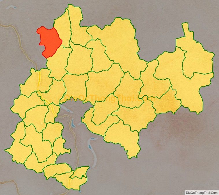 Bản đồ vị trí và địa giới hành chính Xã Chiêu Yên, huyện Yên Sơn