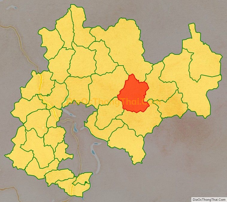 Bản đồ vị trí và địa giới hành chính Xã Đạo Viện, huyện Yên Sơn