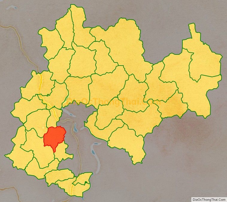 Bản đồ vị trí và địa giới hành chính Xã Kim Phú, TP Tuyên Quang