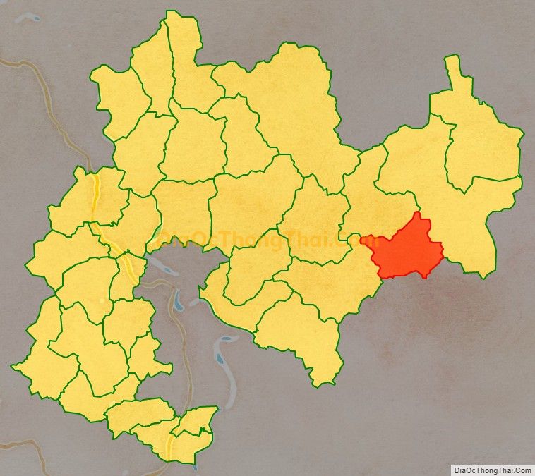 Bản đồ vị trí và địa giới hành chính Xã Kim Quan, huyện Yên Sơn