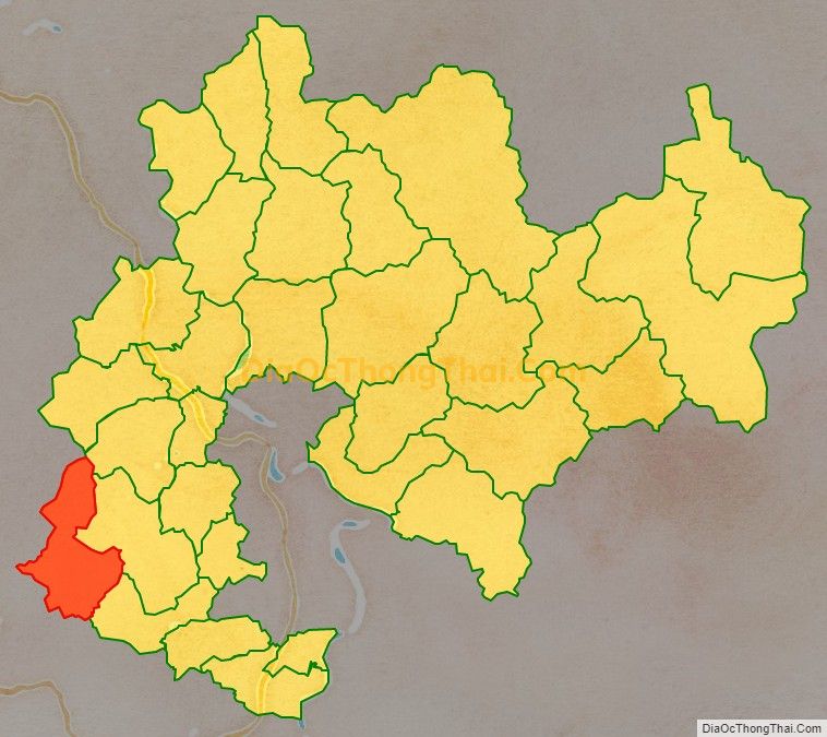 Bản đồ vị trí và địa giới hành chính Xã Mỹ Bằng, huyện Yên Sơn
