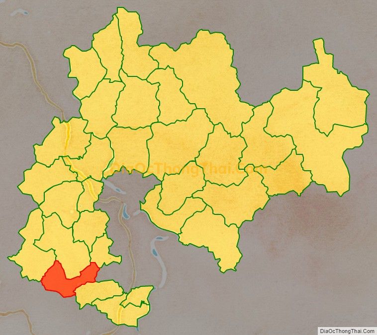 Bản đồ vị trí và địa giới hành chính Xã Nhữ Hán, huyện Yên Sơn