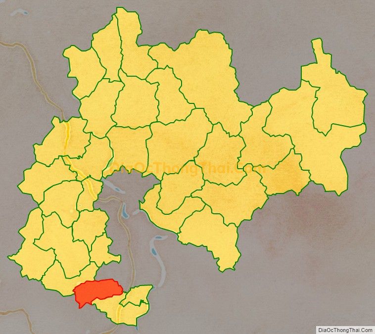 Bản đồ vị trí và địa giới hành chính Xã Nhữ Khê, huyện Yên Sơn