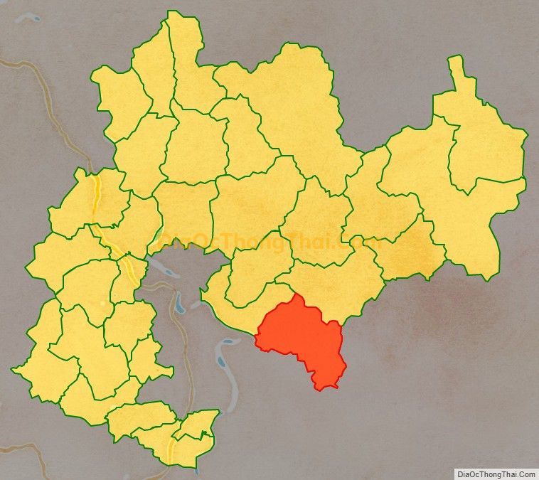 Bản đồ vị trí và địa giới hành chính Xã Tiến Bộ, huyện Yên Sơn