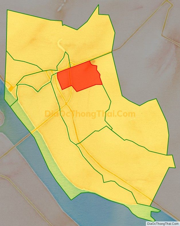 Bản đồ vị trí và địa giới hành chính Phường Đông Thuận, thị xã Bình Minh