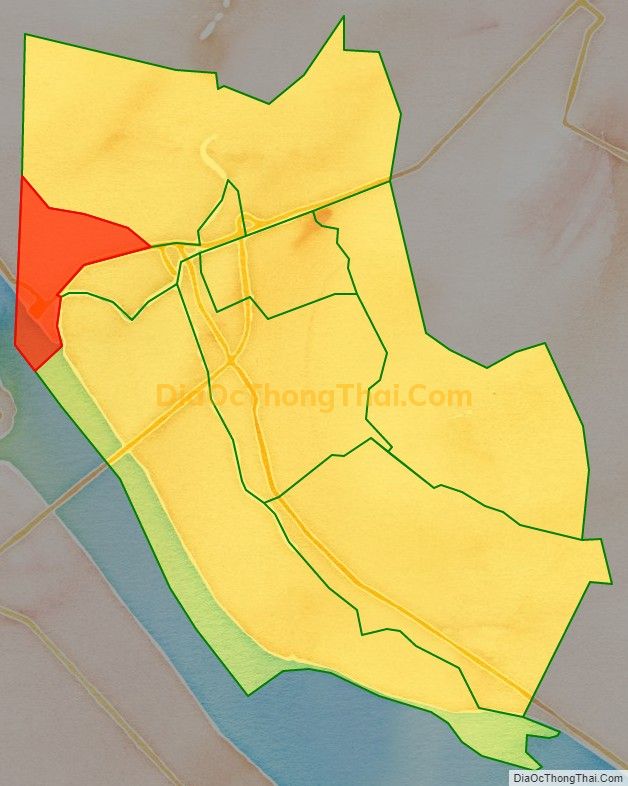Bản đồ vị trí và địa giới hành chính Phường Thành Phước, thị xã Bình Minh