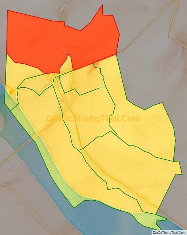 Bản đồ vị trí và địa giới hành chính Xã Thuận An, thị xã Bình Minh