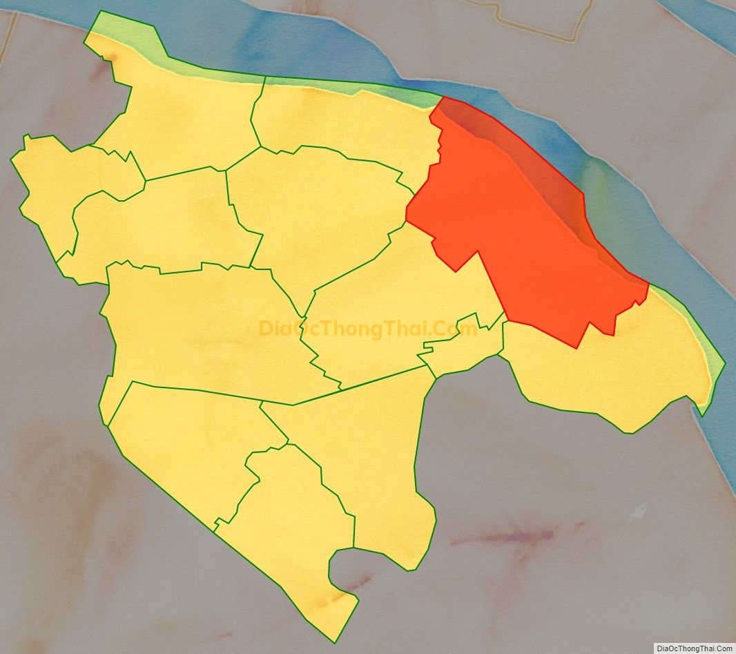 Bản đồ vị trí và địa giới hành chính Xã An Phước, huyện Mang Thít