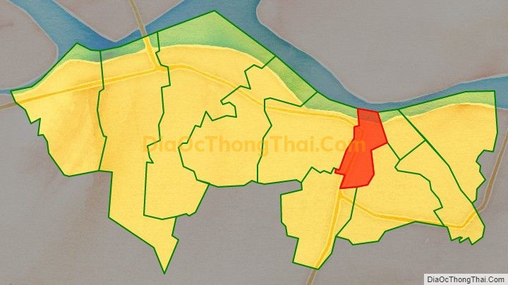 Bản đồ vị trí và địa giới hành chính Phường 2, thành phố Vĩnh Long