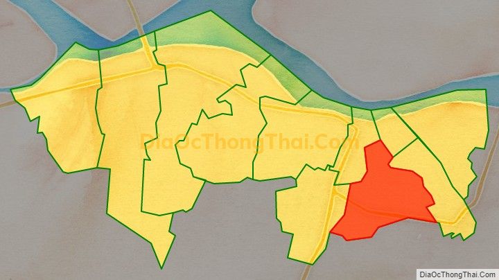 Bản đồ vị trí và địa giới hành chính Phường 3, thành phố Vĩnh Long