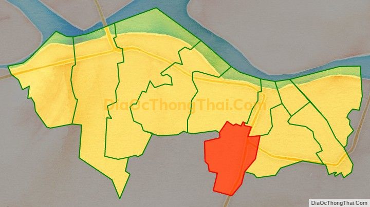 Bản đồ vị trí và địa giới hành chính Phường 8, thành phố Vĩnh Long