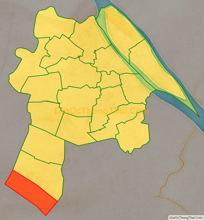 Bản đồ vị trí và địa giới hành chính Xã Hiếu Nghĩa, huyện Vũng Liêm