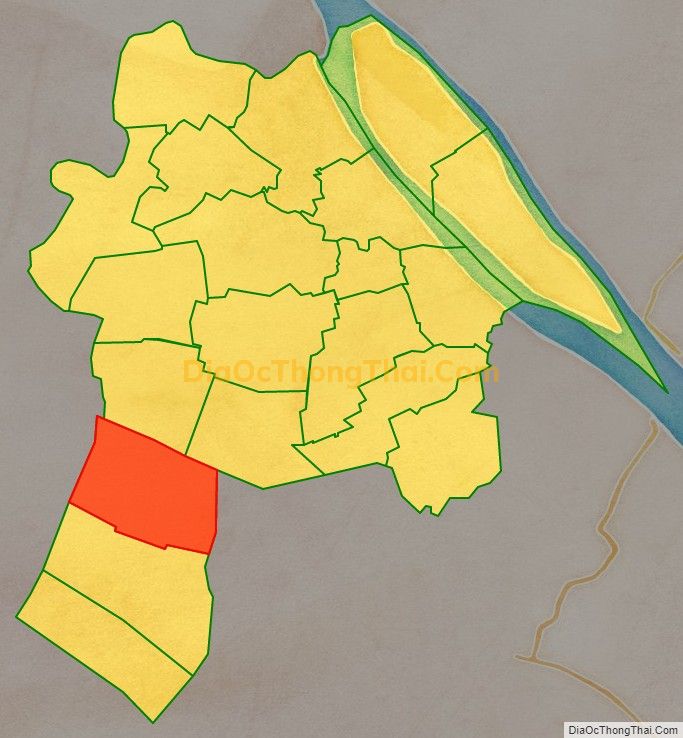 Bản đồ vị trí và địa giới hành chính Xã Hiếu Nhơn, huyện Vũng Liêm