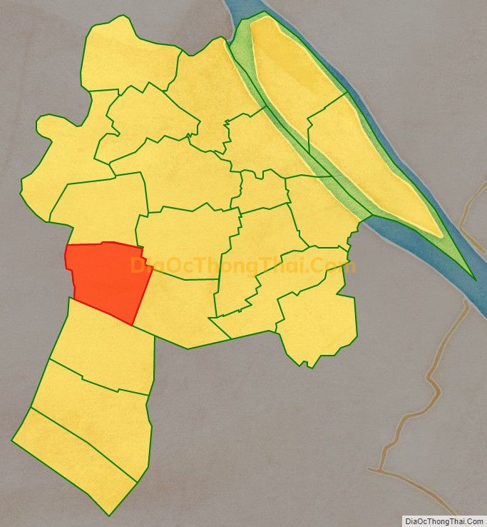 Bản đồ vị trí và địa giới hành chính Xã Hiếu Thuận, huyện Vũng Liêm