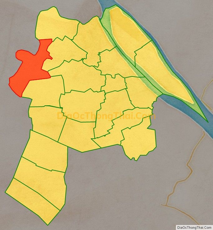 Bản đồ vị trí và địa giới hành chính Xã Tân An Luông, huyện Vũng Liêm