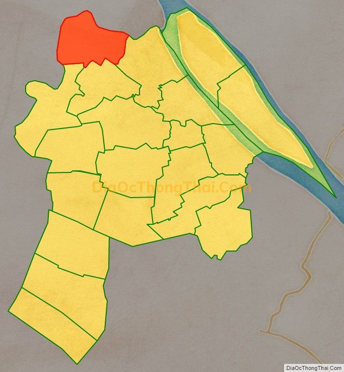 Bản đồ vị trí và địa giới hành chính Xã Tân Quới Trung, huyện Vũng Liêm