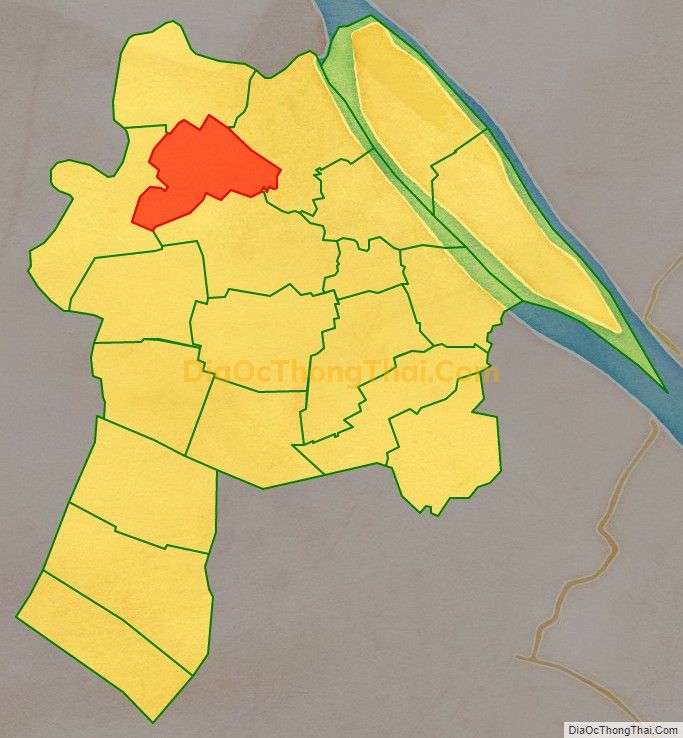 Bản đồ vị trí và địa giới hành chính Xã Trung Chánh, huyện Vũng Liêm