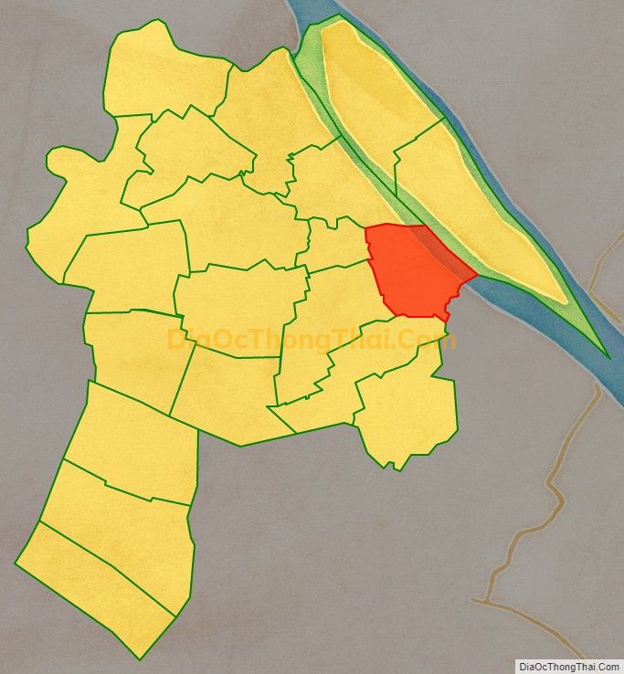 Bản đồ vị trí và địa giới hành chính Xã Trung Thành Đông, huyện Vũng Liêm