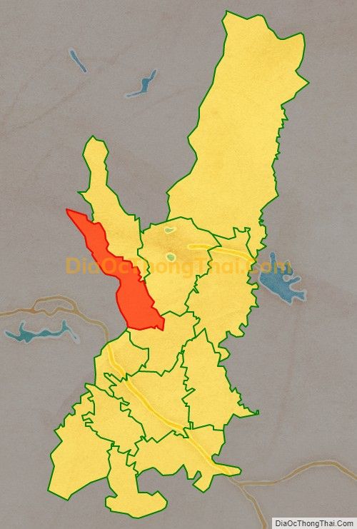 Bản đồ vị trí và địa giới hành chính Xã Hương Sơn, huyện Bình Xuyên