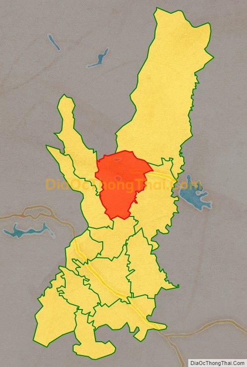 Bản đồ vị trí và địa giới hành chính Xã Thiện Kế, huyện Bình Xuyên