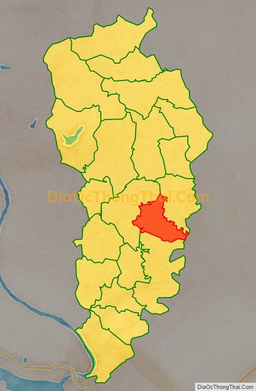Bản đồ vị trí và địa giới hành chính Xã Bàn Giản, huyện Lập Thạch