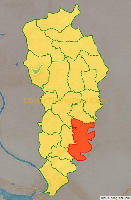 Bản đồ vị trí và địa giới hành chính Xã Đồng Ích, huyện Lập Thạch