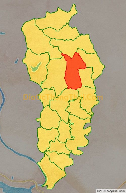 Bản đồ vị trí và địa giới hành chính Xã Liễn Sơn, huyện Lập Thạch