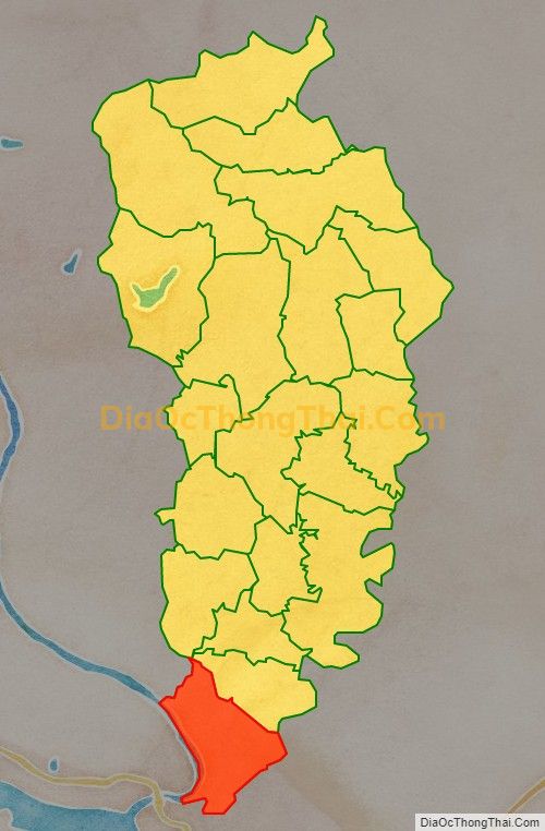 Bản đồ vị trí và địa giới hành chính Xã Sơn Đông, huyện Lập Thạch