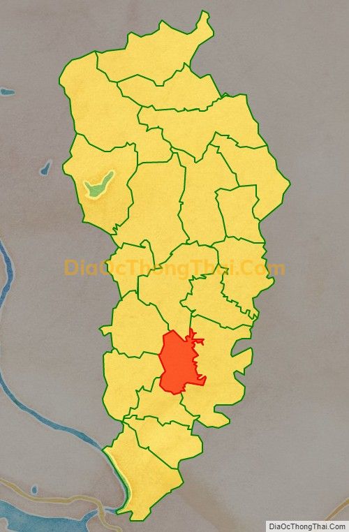 Bản đồ vị trí và địa giới hành chính Xã Tiên Lữ, huyện Lập Thạch