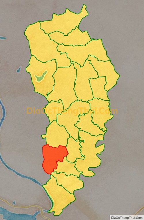 Bản đồ vị trí và địa giới hành chính Xã Văn Quán, huyện Lập Thạch