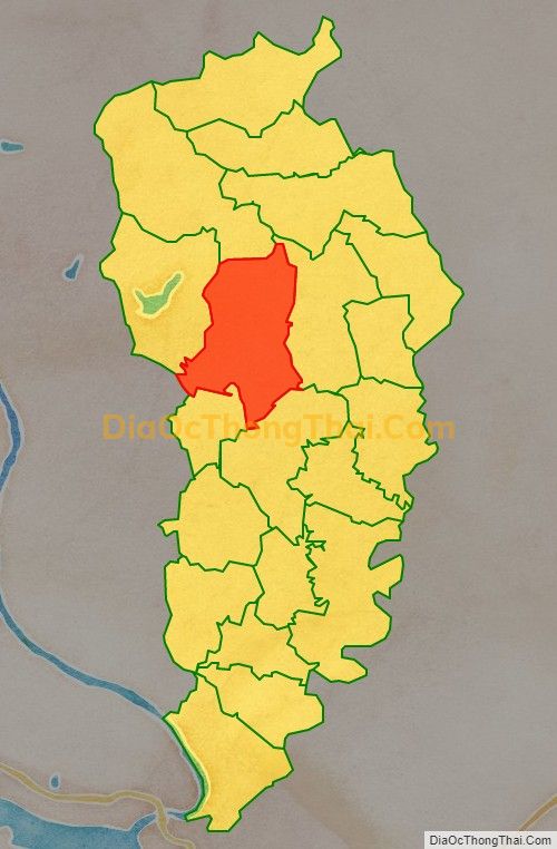 Bản đồ vị trí và địa giới hành chính Xã Xuân Hòa, huyện Lập Thạch